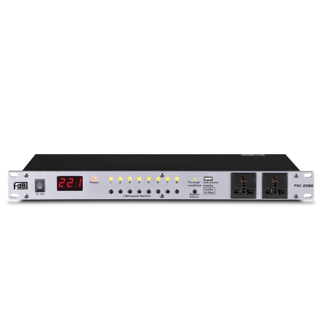 PSC2080 Distribuidor de energia 8 saídas USB FDB