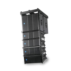 Sistema de line arrays FDB para sonorização profissional de grandes eventos