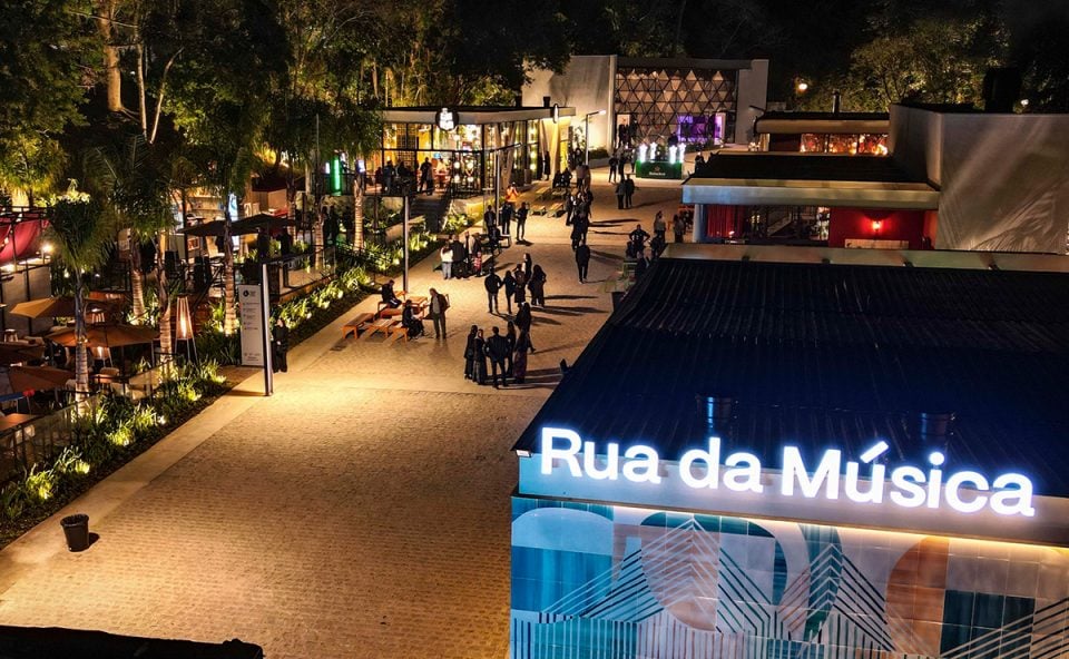 Rua da Música Curitiba - área aberta ao público